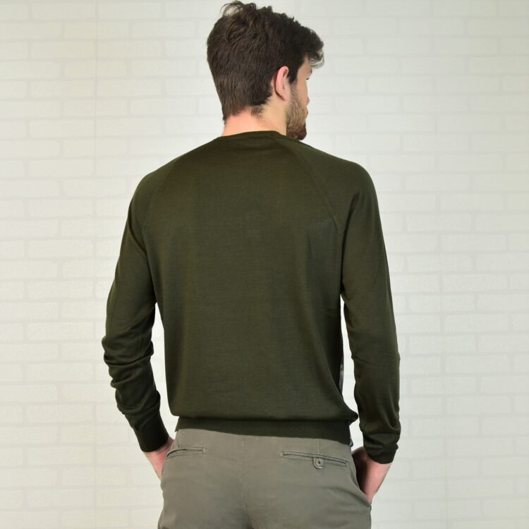 Girocollo raglan MOTORBIKE_ verde