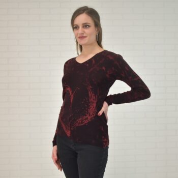 Maglia LOVE in cashmere-seta