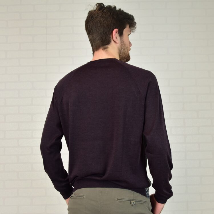 Girocollo raglan MOTORBIKE in cashmere-seta