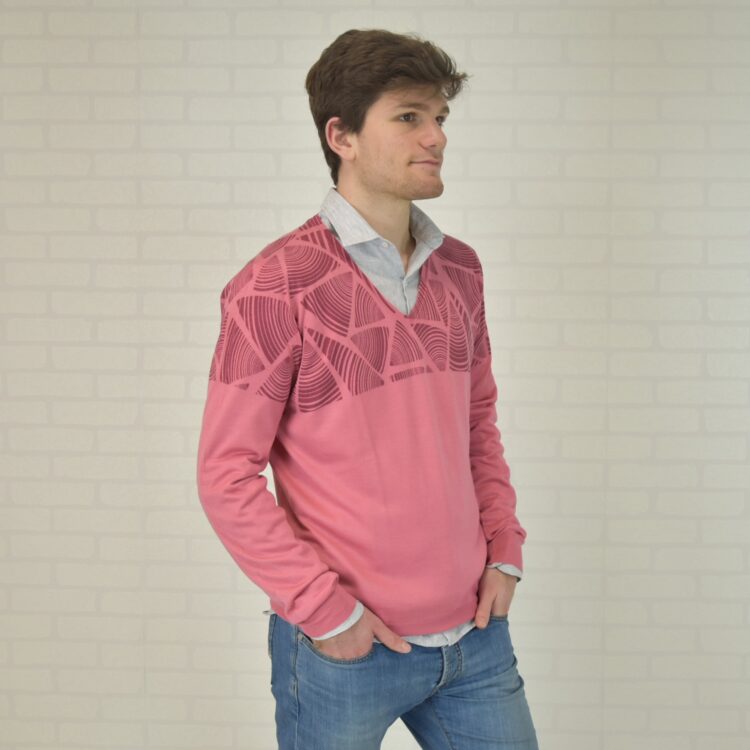 Maglia GEOMETRIE in cashmere-seta