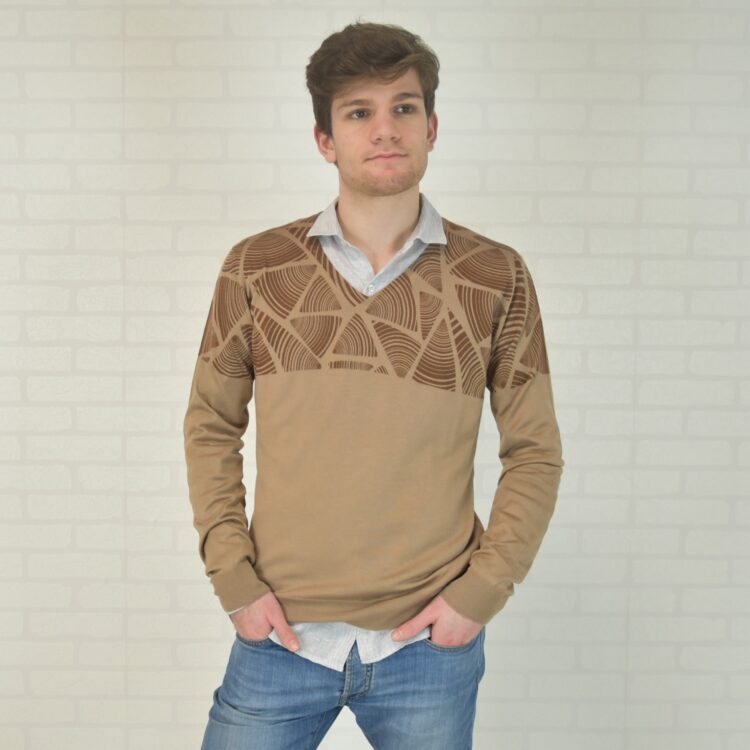 Maglia GEOMETRIE in cashmere-seta